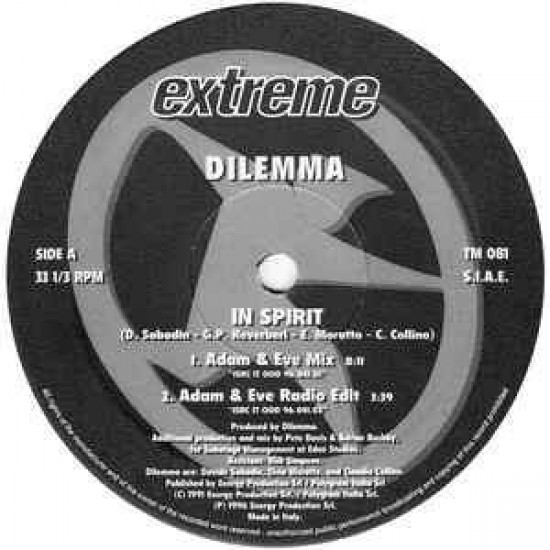 Dilemma("In Spirit" (12")