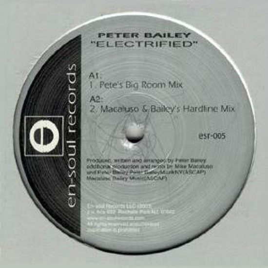 Peter Bailey ‎"Electrified" (12")