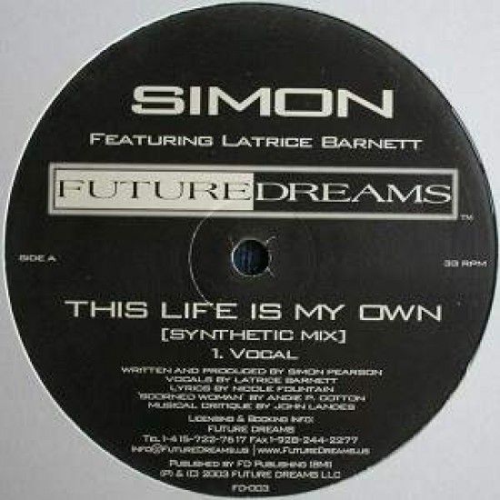 Simon "This Life Is My Own" (12")