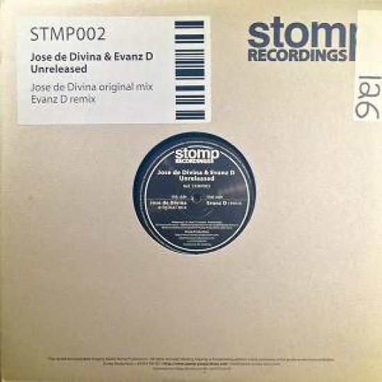 José De Divina & Evanz D "Unreleased" (12")