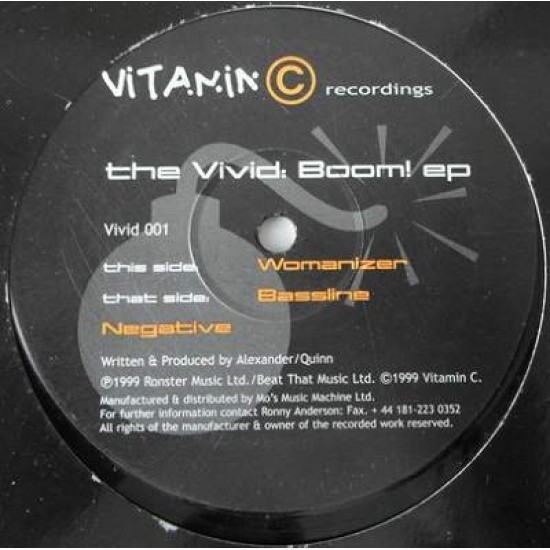 The Vivid "Boom! EP" (12")
