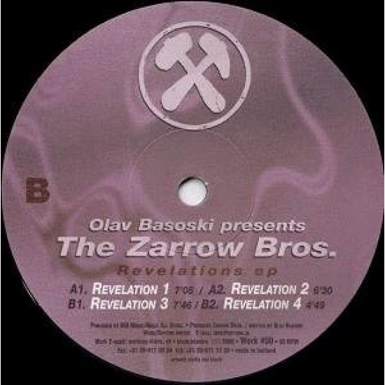 Olav Basoski Presents The Zarrow Bros "Revelations EP" (12") Olav Basoski Presents The Zarrow Bros "Revelations EP" (12")