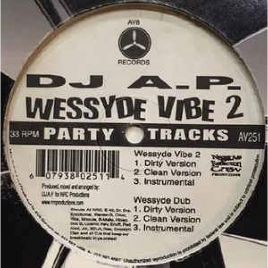 DJ A.P. "Wessyde Vibe 2" (12")