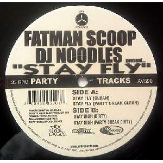 Fatman Scoop, DJ Noodles "Stay Fly" (12")