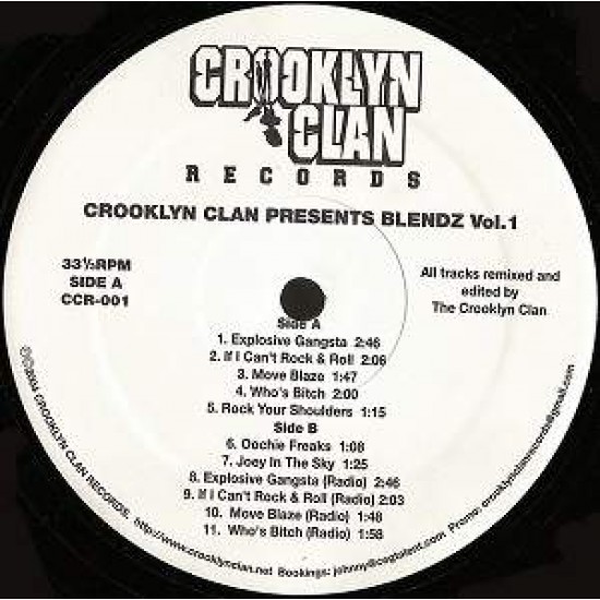 Crooklyn Clan "Crooklyn Clan Presents Blendz Vol. 1" (12")