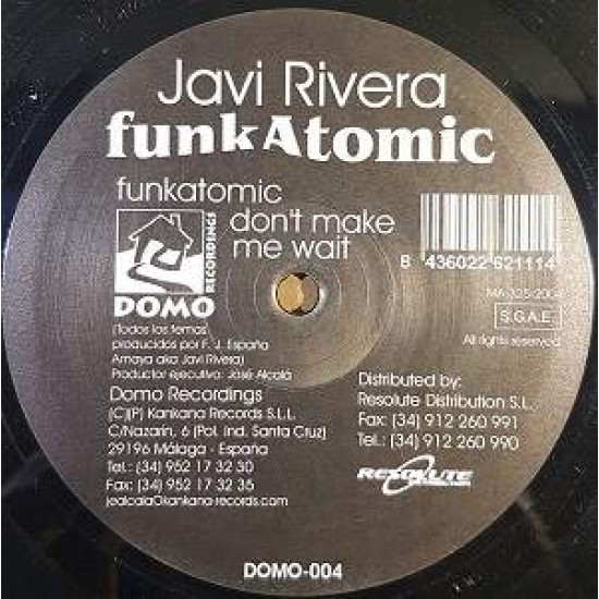Javi Rivera "Funk Atomic" (12") 