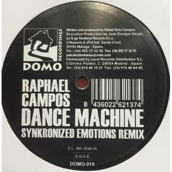 Raphael Campos "Dance Machine" (12")