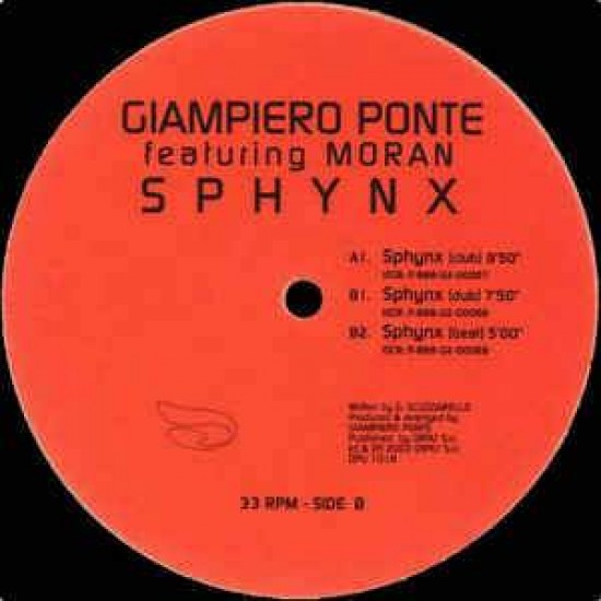 Giampiero Ponte Feat. Moran "Sphynx" (12")