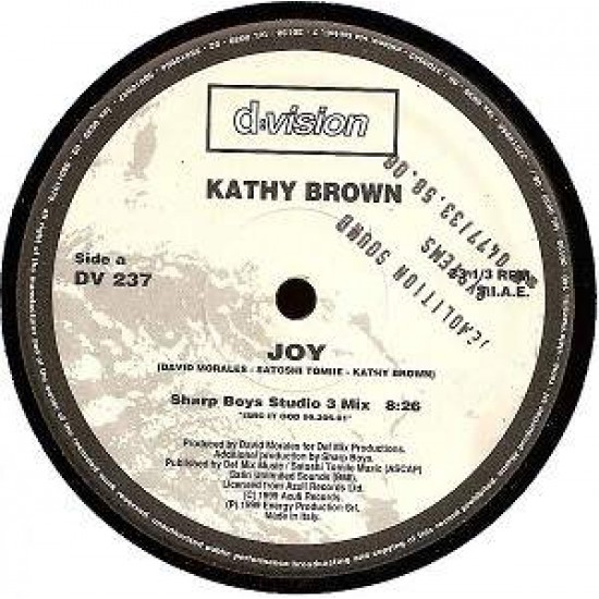 Kathy Brown "Joy Part 2" (12")