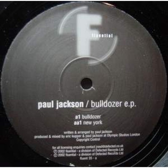 Paul Jackson "Bulldozer EP" (12")
