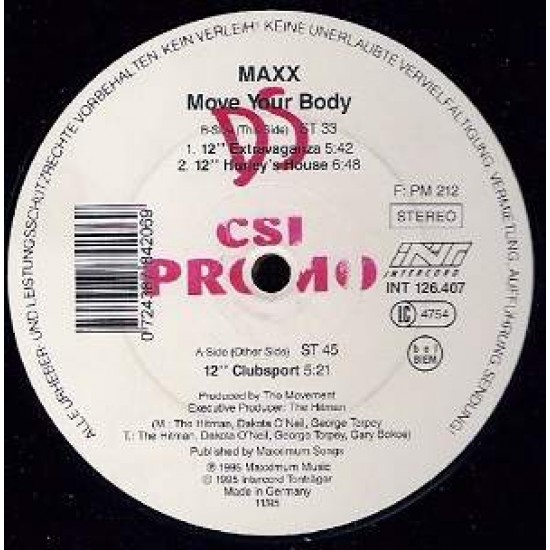 Maxx "Move Your Body" (12")