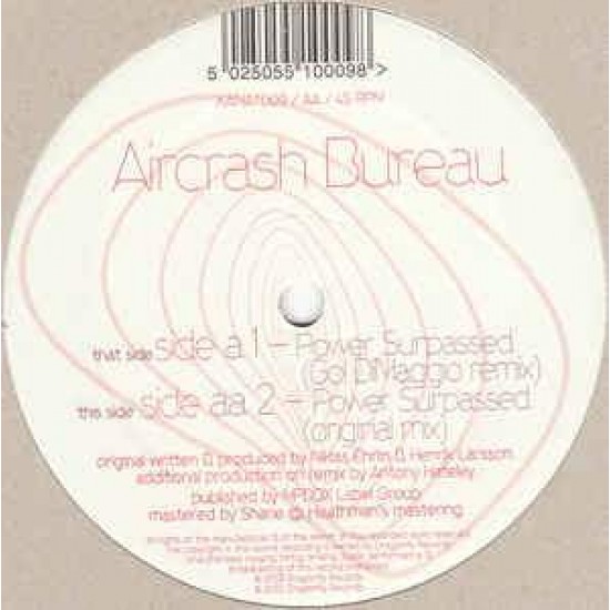 The Aircrash Bureau‎ "Power Surpassed" (12") 