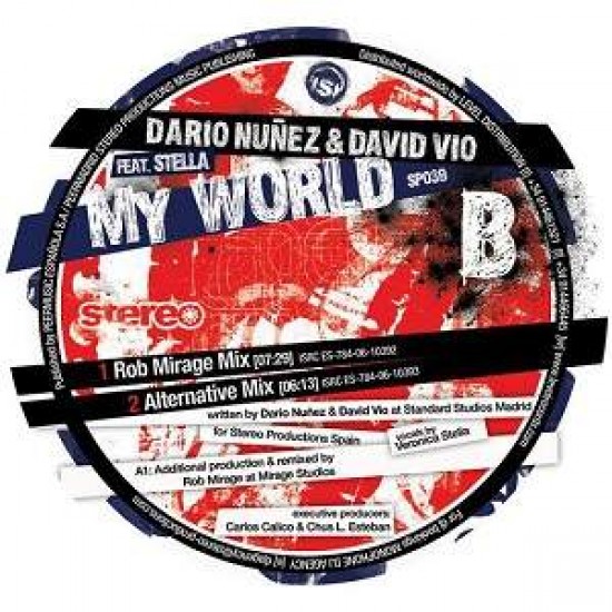 Darío Núñez & David Vio‎ "My World" (12")
