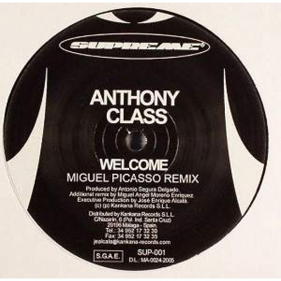 Anthony Class "Welcome" (12") 