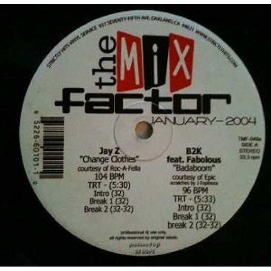 The Mix Factor January 2004 (2x12")
