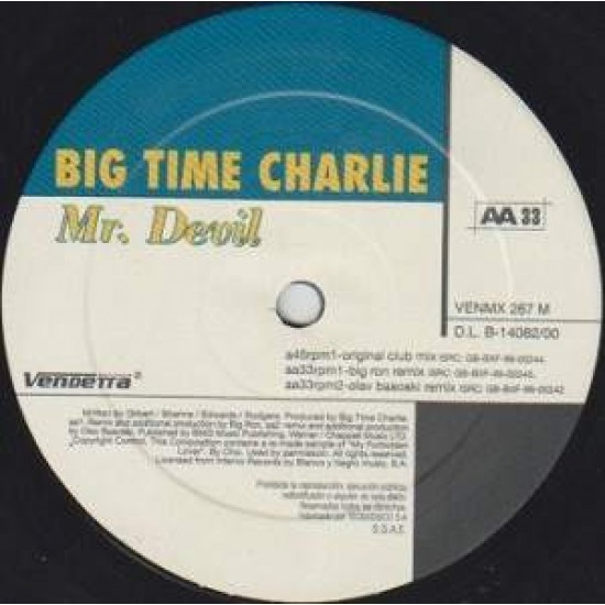 Big Time Charlie "Mr. Devil" (12")