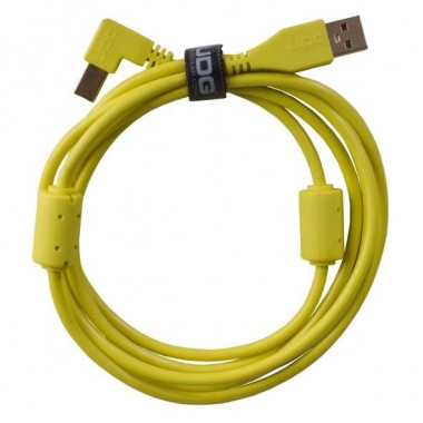 UDG Cable USB 2.0 AB Acodado (Amarillo - 1m)